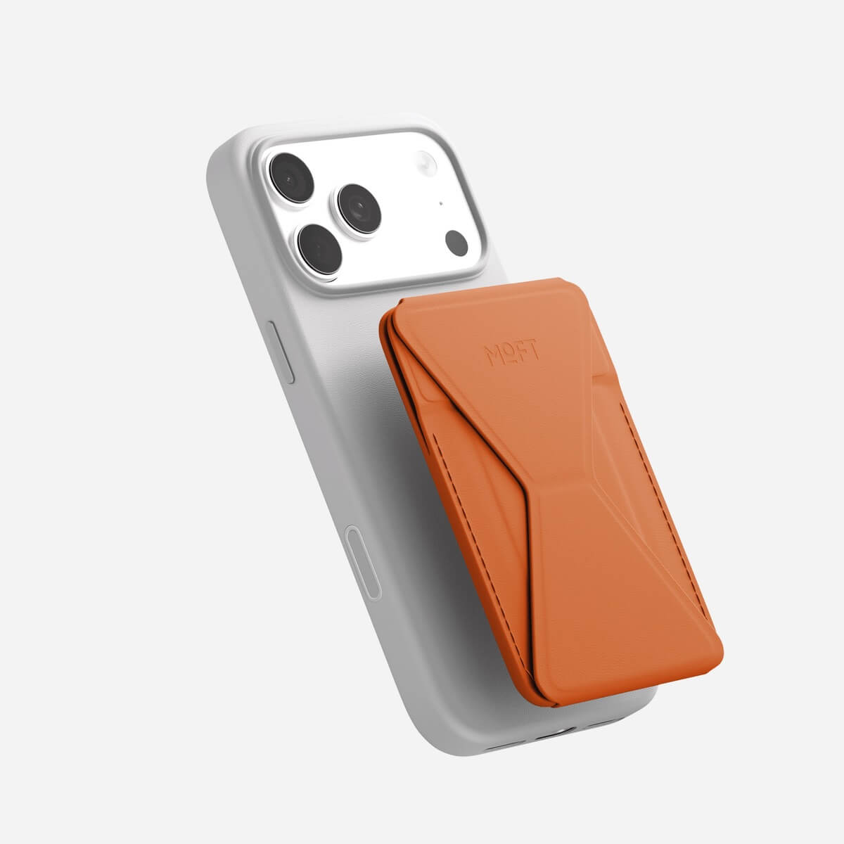 MOFT Trackable Snap-On — MagSafe peňaženka a stojan s Apple Find My
