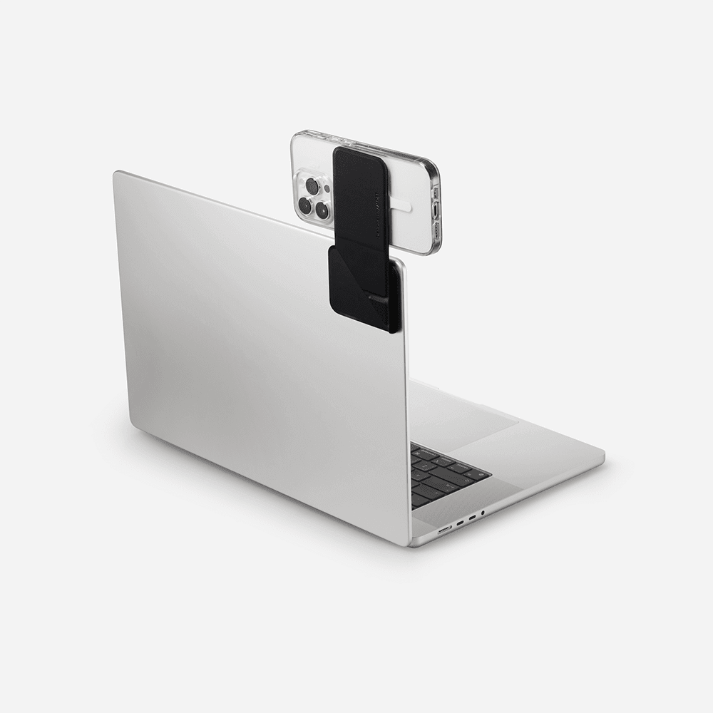MOFT Flip Mount — suport pliabil pentru telefon pe laptop