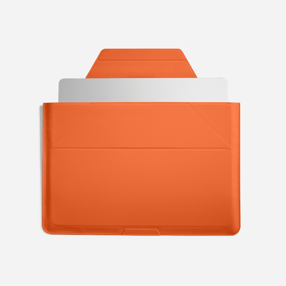 MOFT Sleeve - Laptop-Hülle mit eingebautem Ständer - Orange