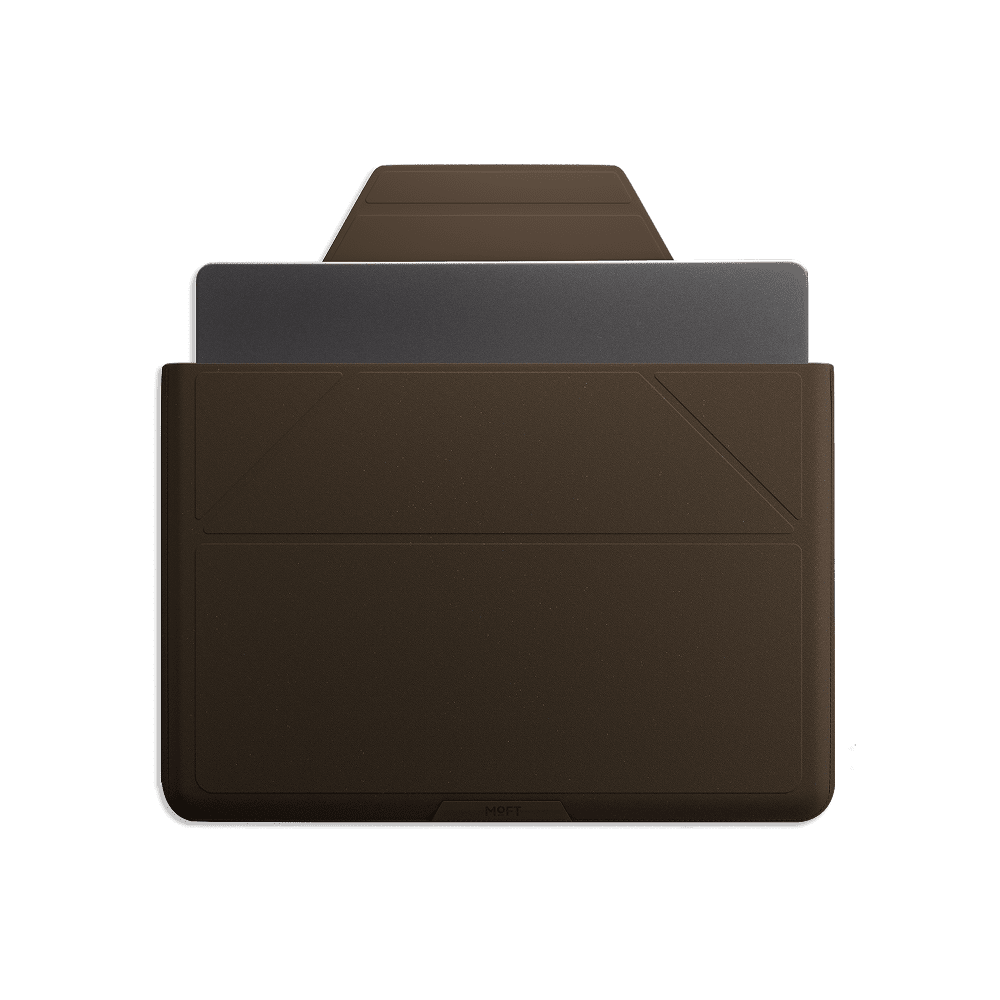 MOFT Sleeve - Laptop-Hülle mit eingebautem Stand - Kaffee